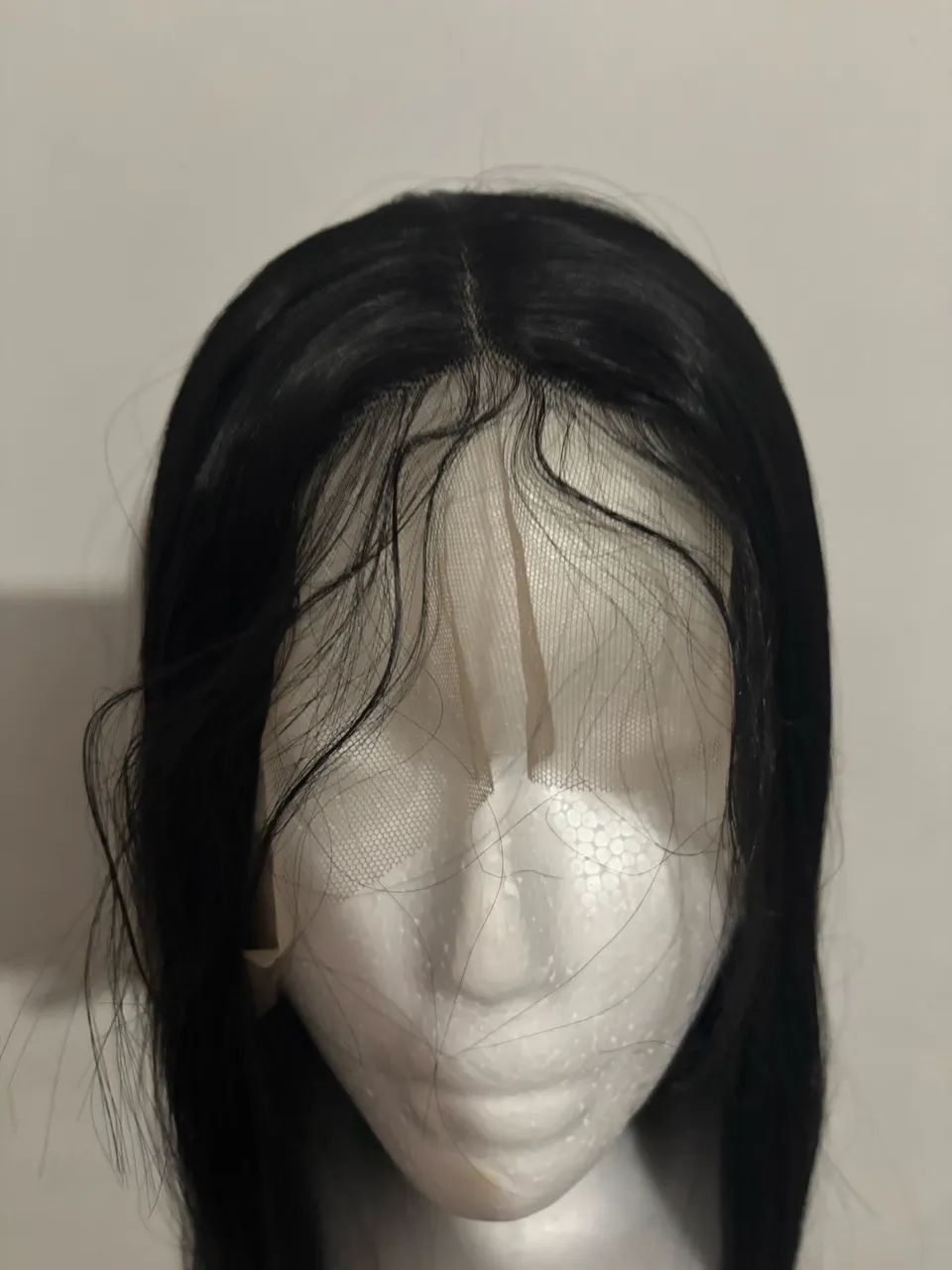 Peruca Lace Front Preta com Baby Hair - Foto 2