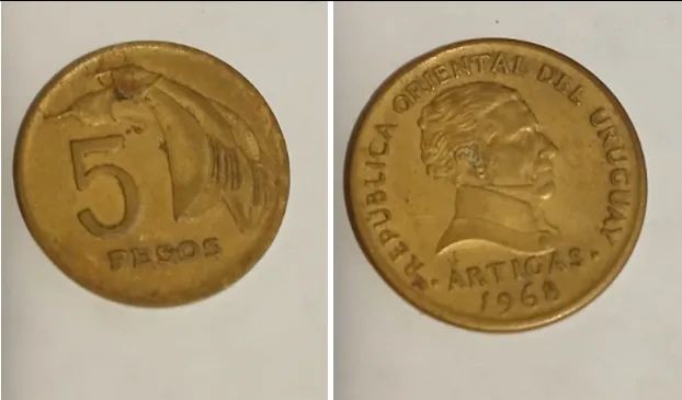 Moedas antigas Uruguaias - Foto 2