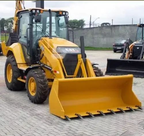 Retroescavadeira Cat 416 Completa 4x4