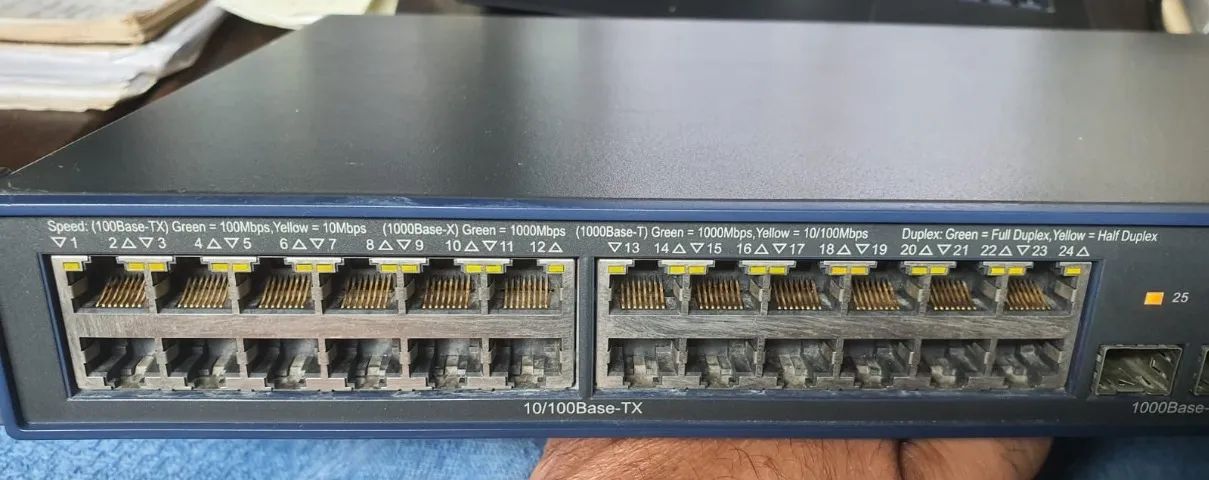 Switch Hp A3600-24tp Si 10/100 - H3c S3600 Series - Foto 2