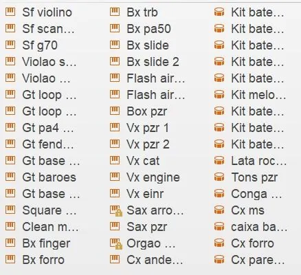 Pack samples para s670 entre outros
