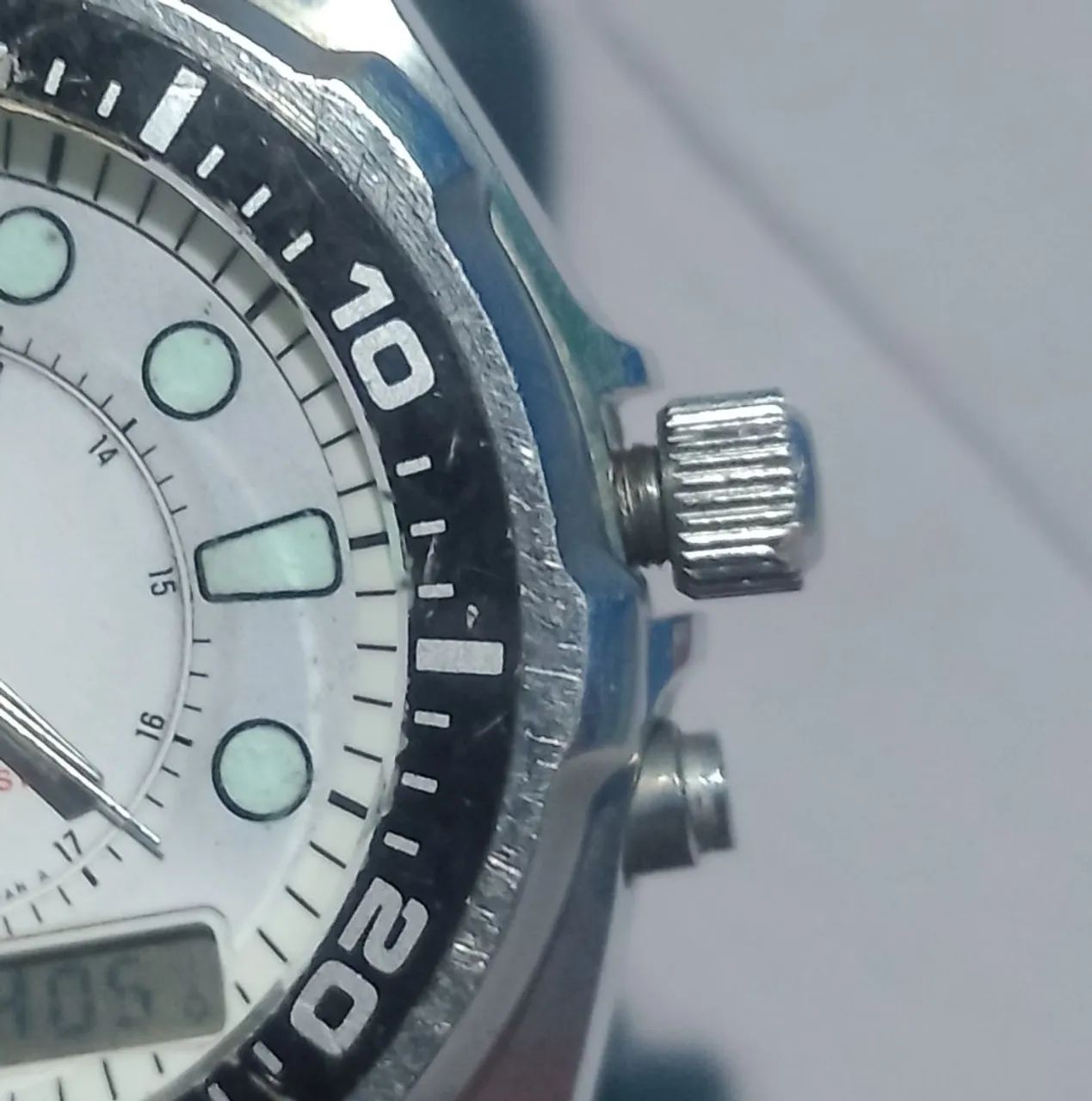 Casio Diver Anadigi AQ-600W - Relíquia Anos 80 - Foto 4