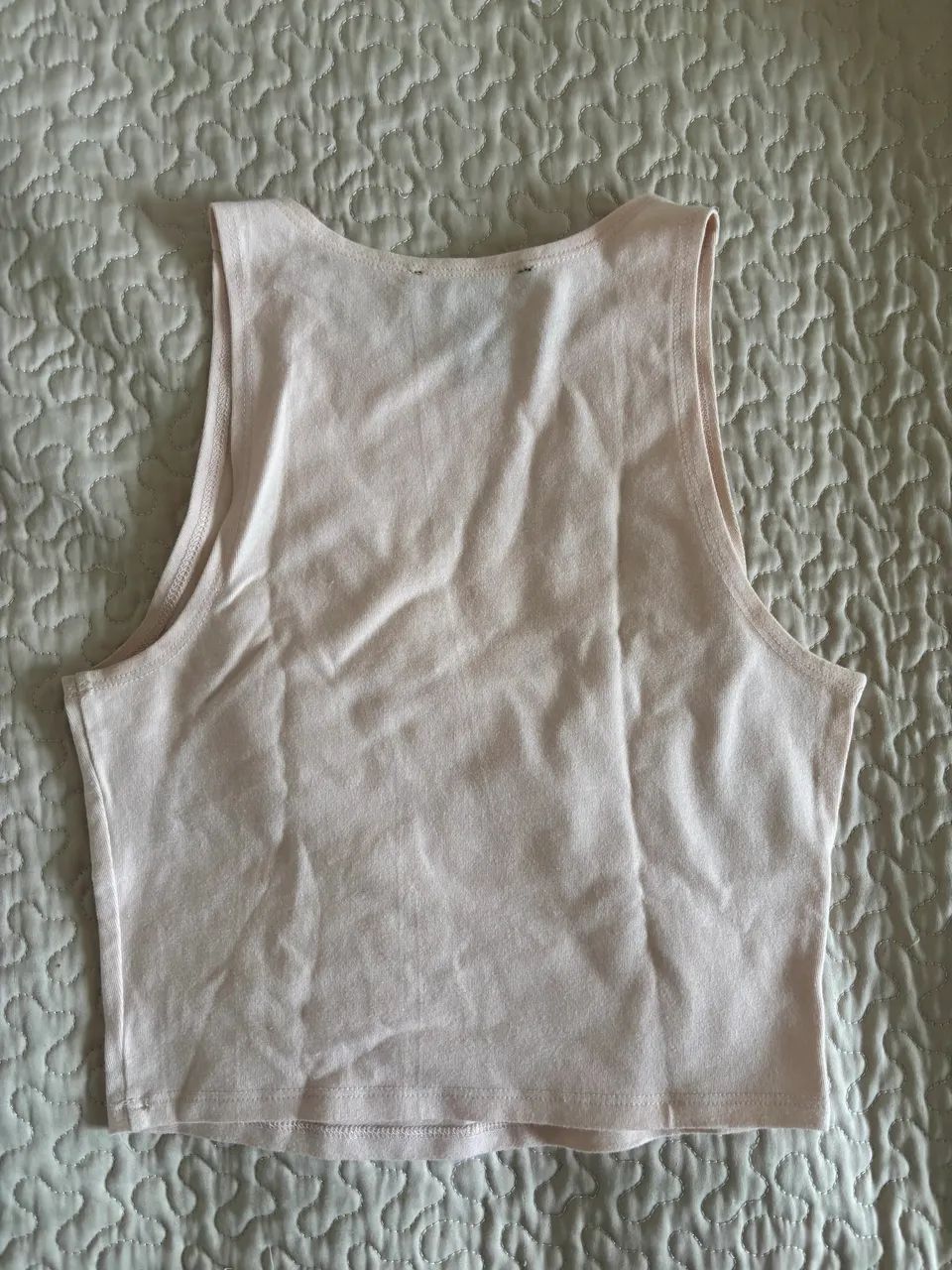 Blusa cropped rosa claro (bege) forever 21  - Foto 2