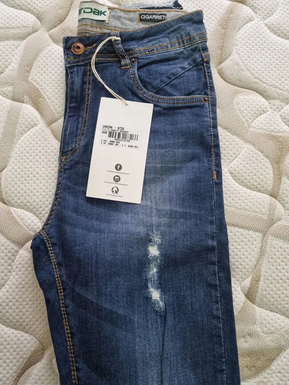 Calça jeans Dardak nova com etiqueta tamanho 40 - Foto 4