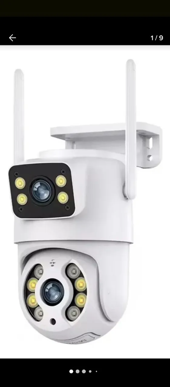 Camera segurança IP A31 a prova dágua lente dupla 6 Mp ICSee