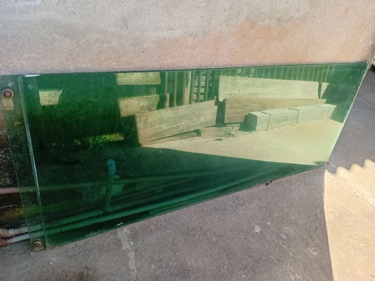 2 Porta de Vidro Verde 75x1,85 AmericanBox