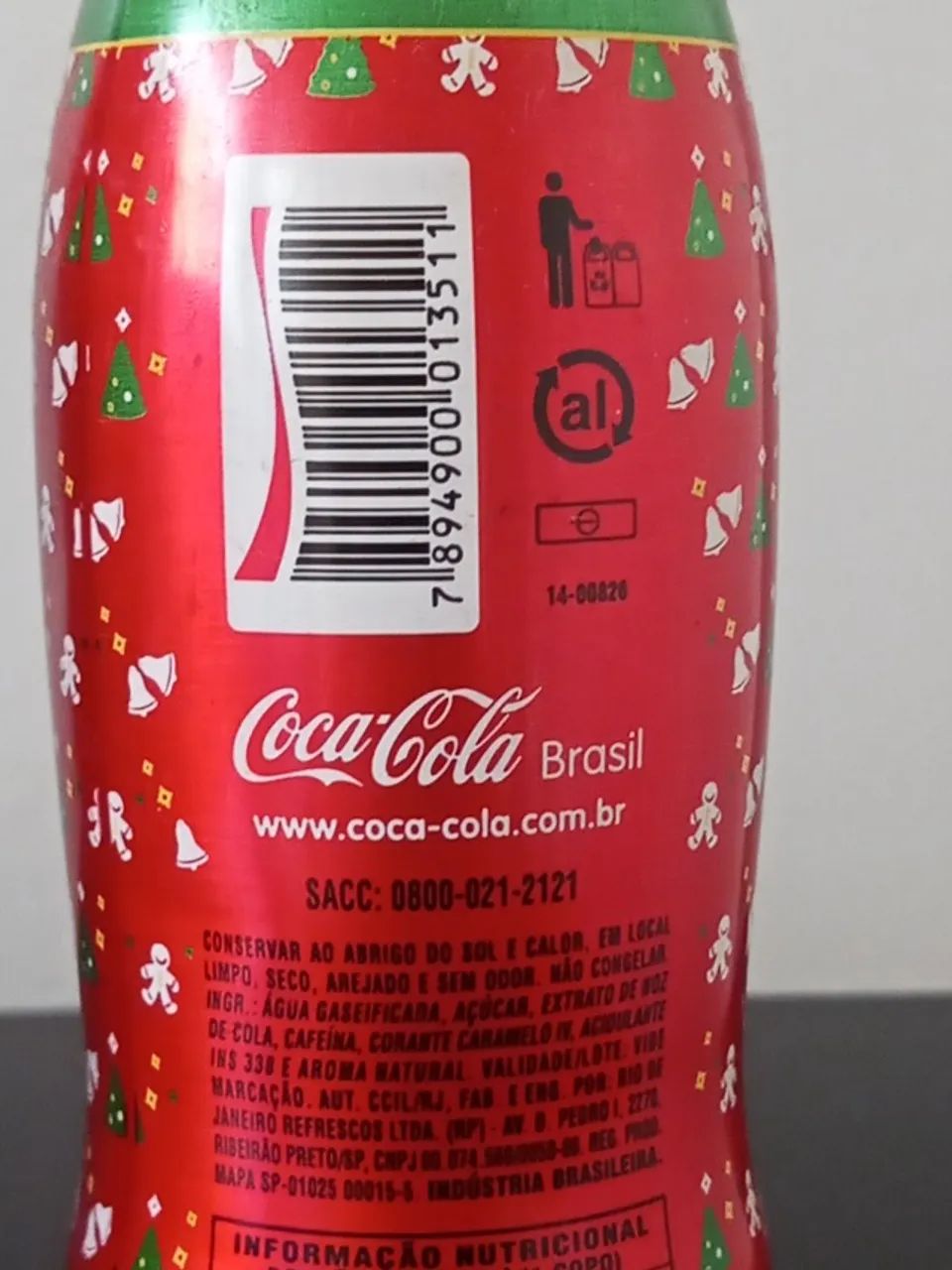Garrafas decorativas de Natal Coca-Cola - Foto 2