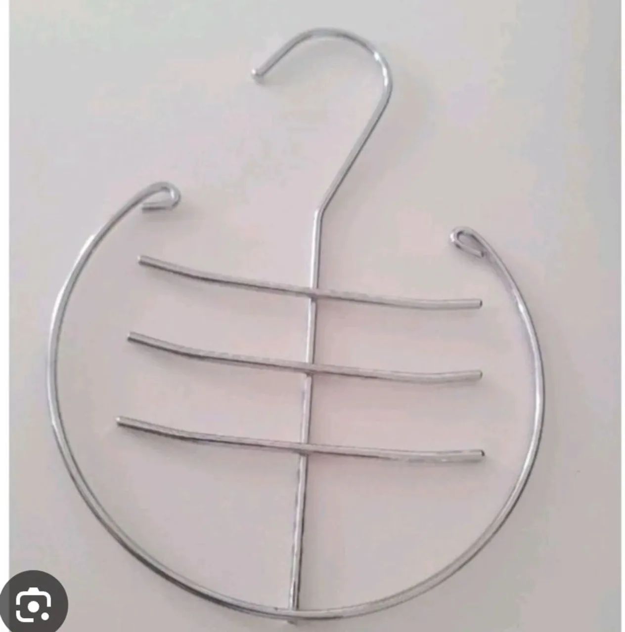 Cabide cromado para gravatas, cintos ou lenços  - Foto 4