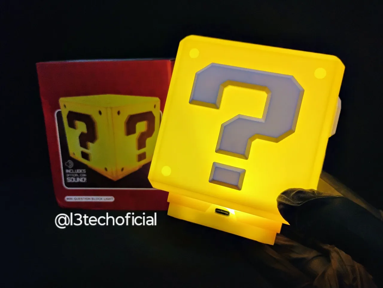 Luminária Sonora Super Mario