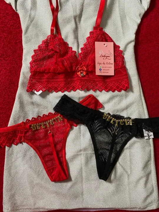 Conjunto de lingerie delícia