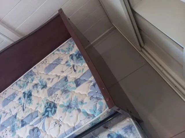 Cama Solteiro com Cama Auxiliar 2 colchões novos R$ 250 - Foto 4