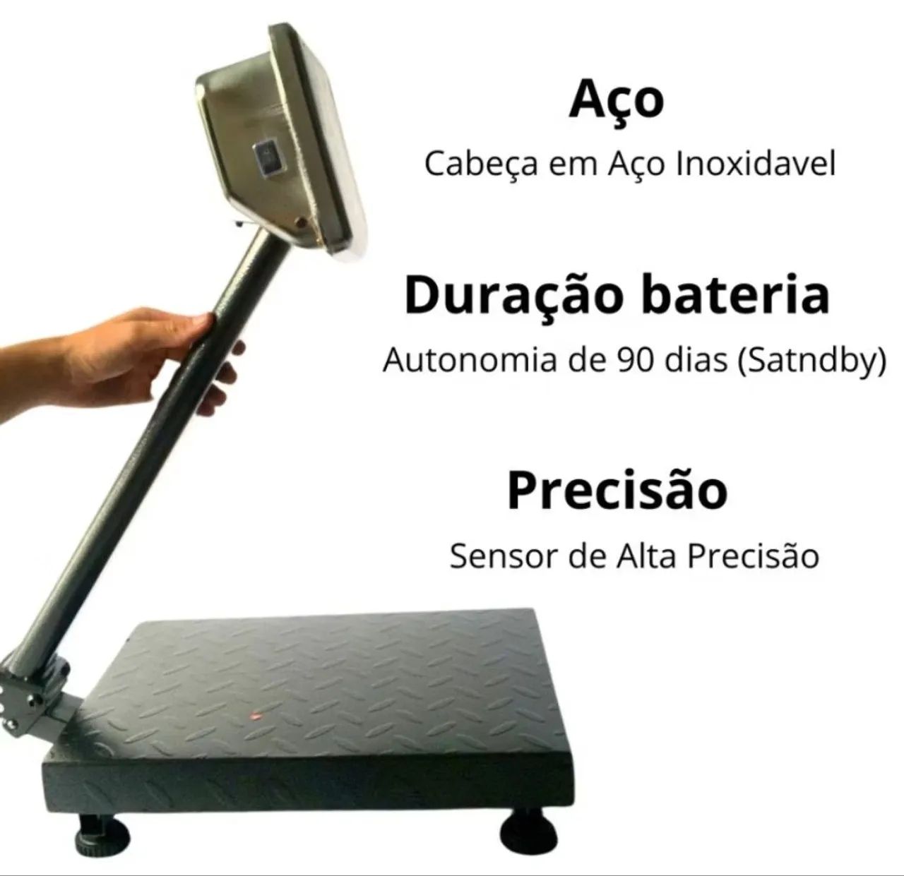 Balança  digital  300 kg novas com garantia.  - Foto 3