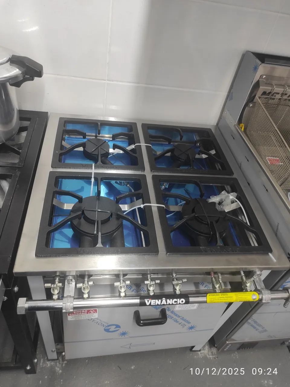 Bh Fogão industrial inox 4B Venâncio 