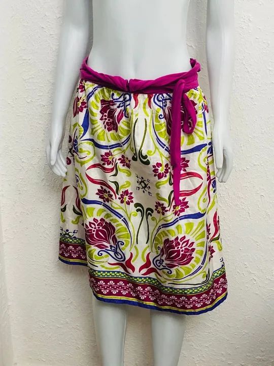 saia zara trf tamanho m estampada ótimo estado