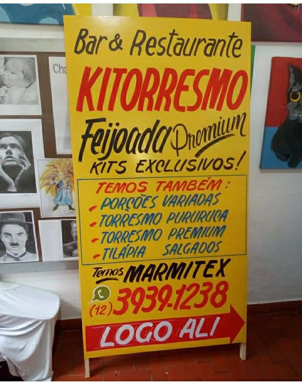 Placas,faixas,cavaletes..para divulgação do seu comércio. Zap * - Foto 2