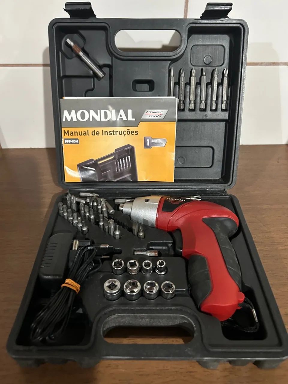 Parafusadeira Mondial Recarregável 4.8V