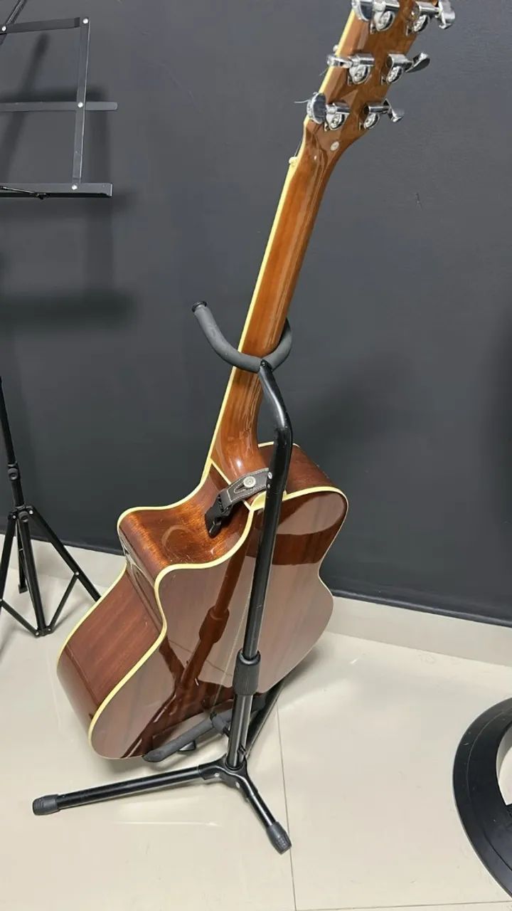 Violão tagima infinity 100 + capotraste + capa + suporte (foto) + jogo de corda elixir - Foto 5