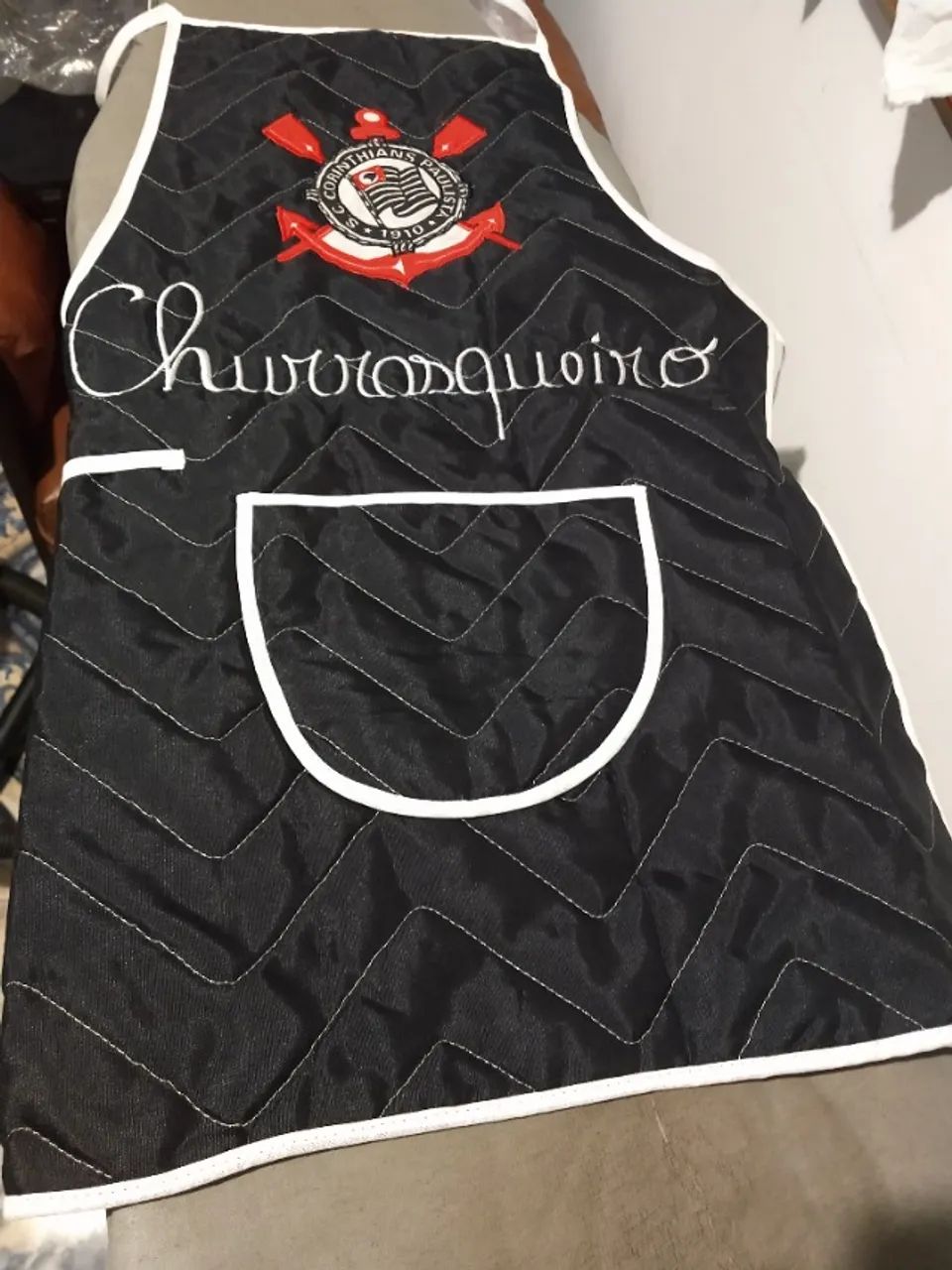 Avental p/ Churrasqueiro tema Corinthians - Foto 5