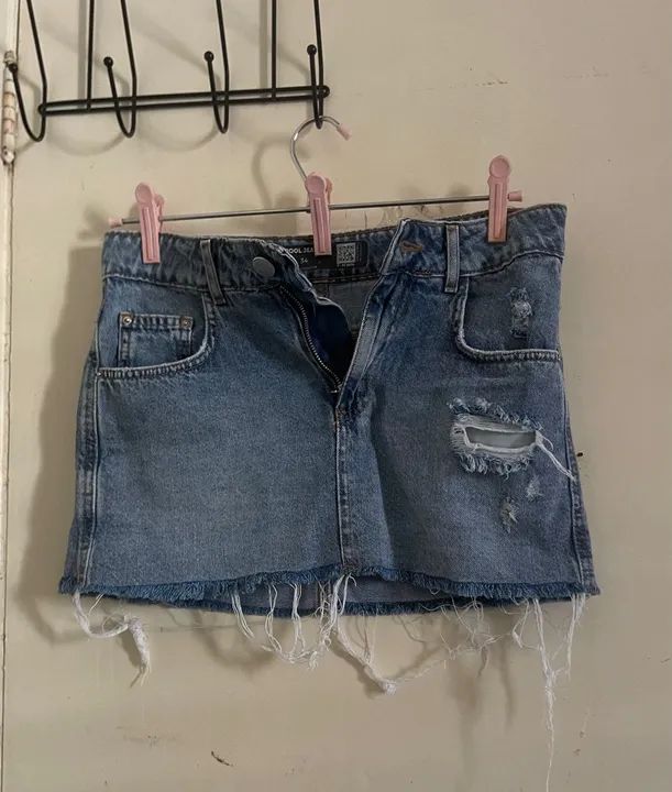 Saia Jeans Destroyed