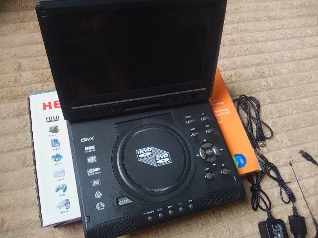 DVD HEVD Portátil 9.8" Led