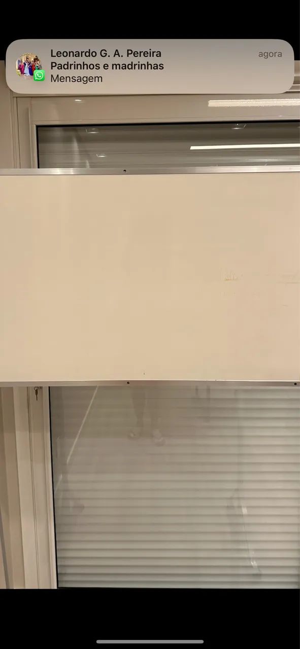 Quadro branco lousa magnético 60x100cm - Foto 3