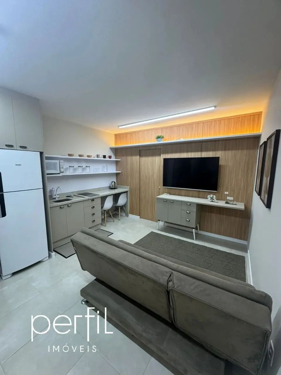 Apartamento studio à venda no Centro de Joinville-SC, 40m² de área! - Foto 4