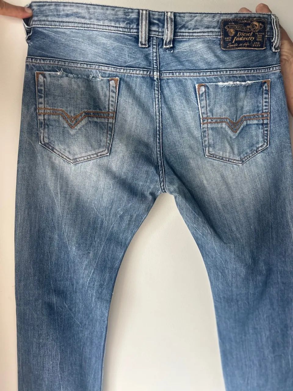 Calça Jeans Diesel Industry Azul - Foto 5