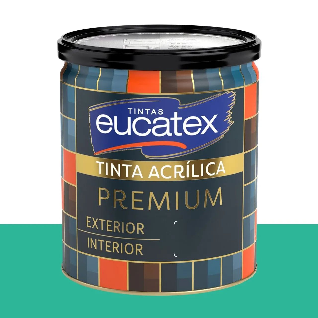 Tinta Acrílica Acetinada Eucatex Malaquita 800 ml