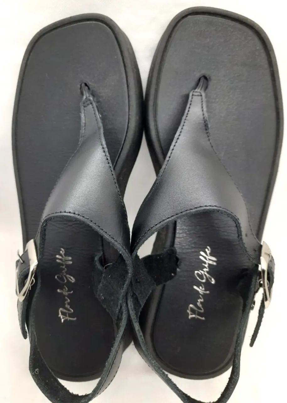 Sandalia flor de griffe flat flatform tamanco papet  tamanho 36