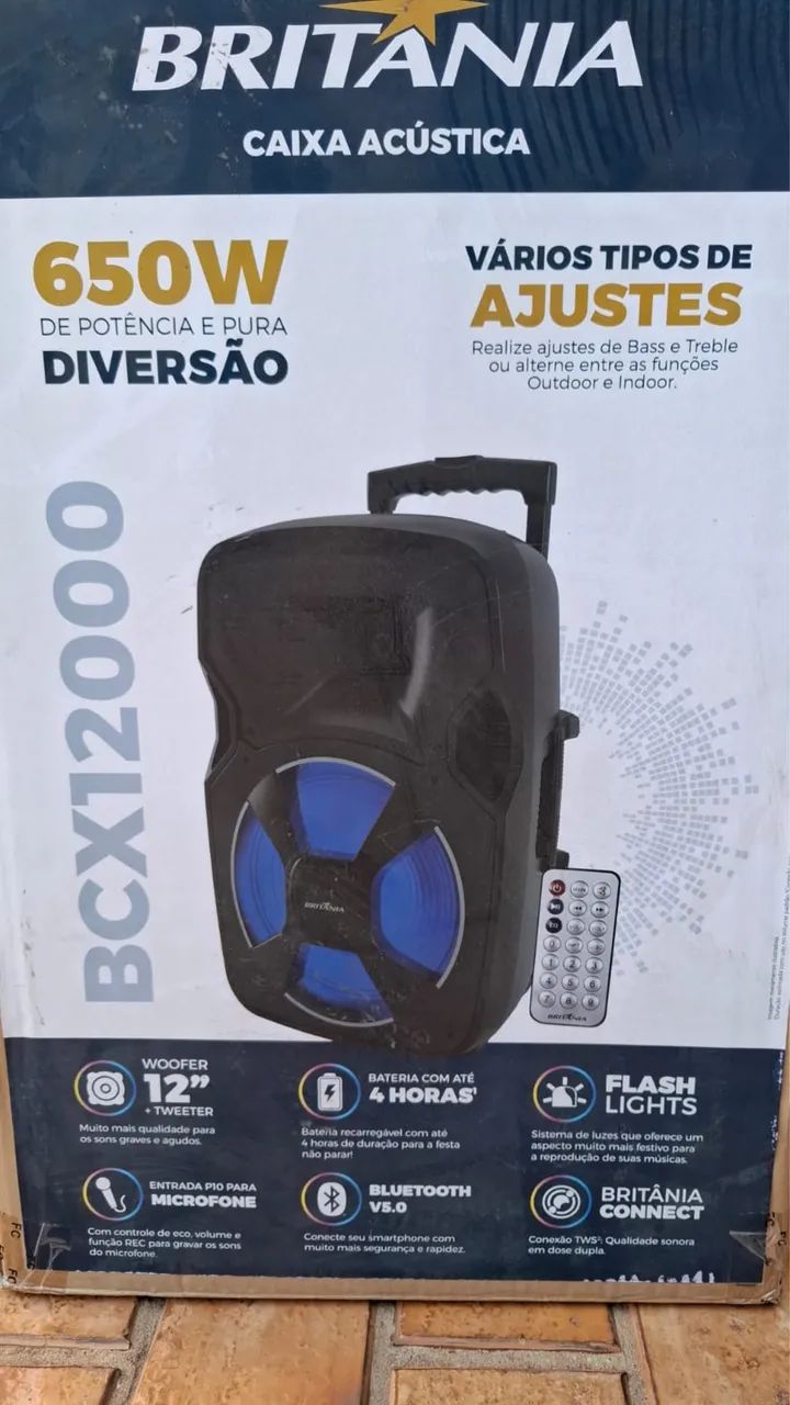 Caixa de som Britânia  - Foto 3