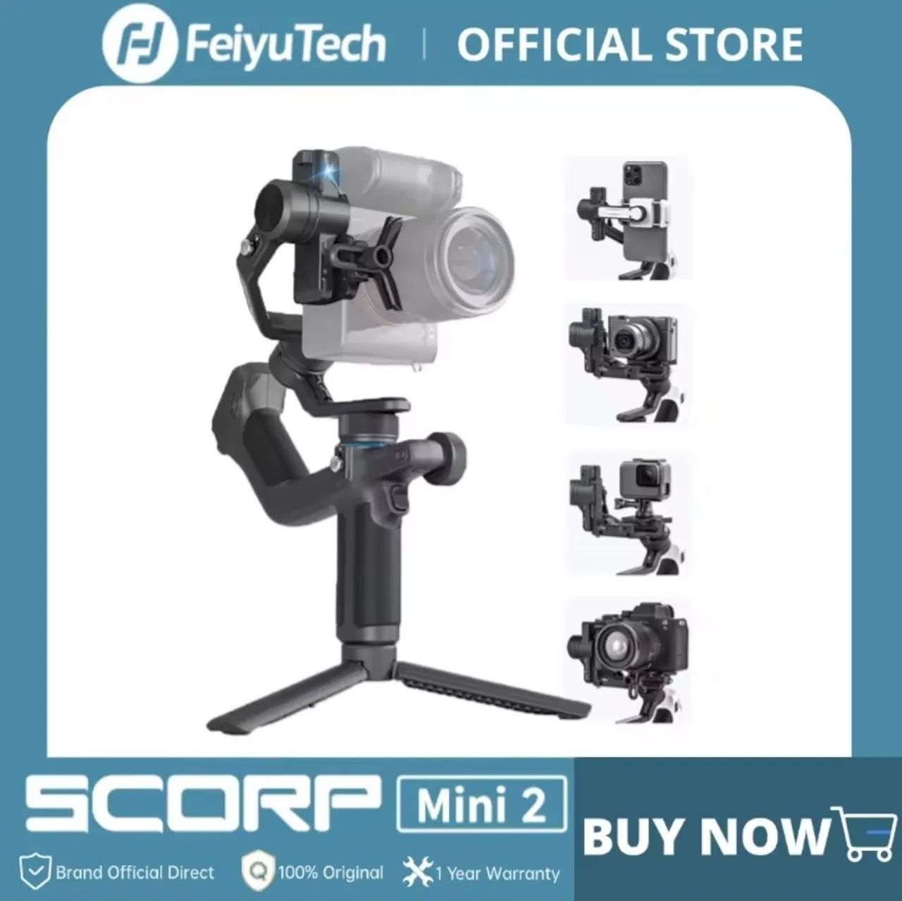 Estabilizador para Câmera e Smartphone - Scorp mini 2 KIT  | ** Novo LACRADO ** - Foto 3