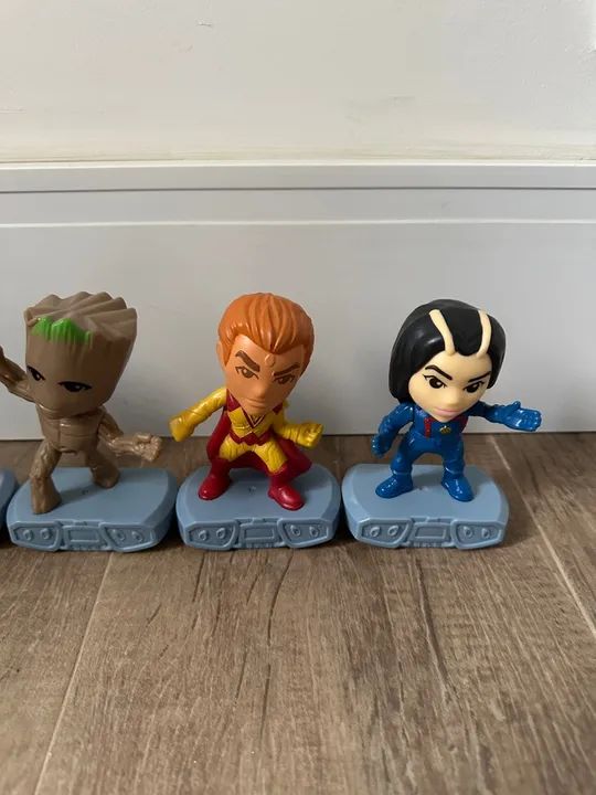 brinquedos bonecos mcdonalds Guardiões da Galáxia - 5 unidades - Foto 3
