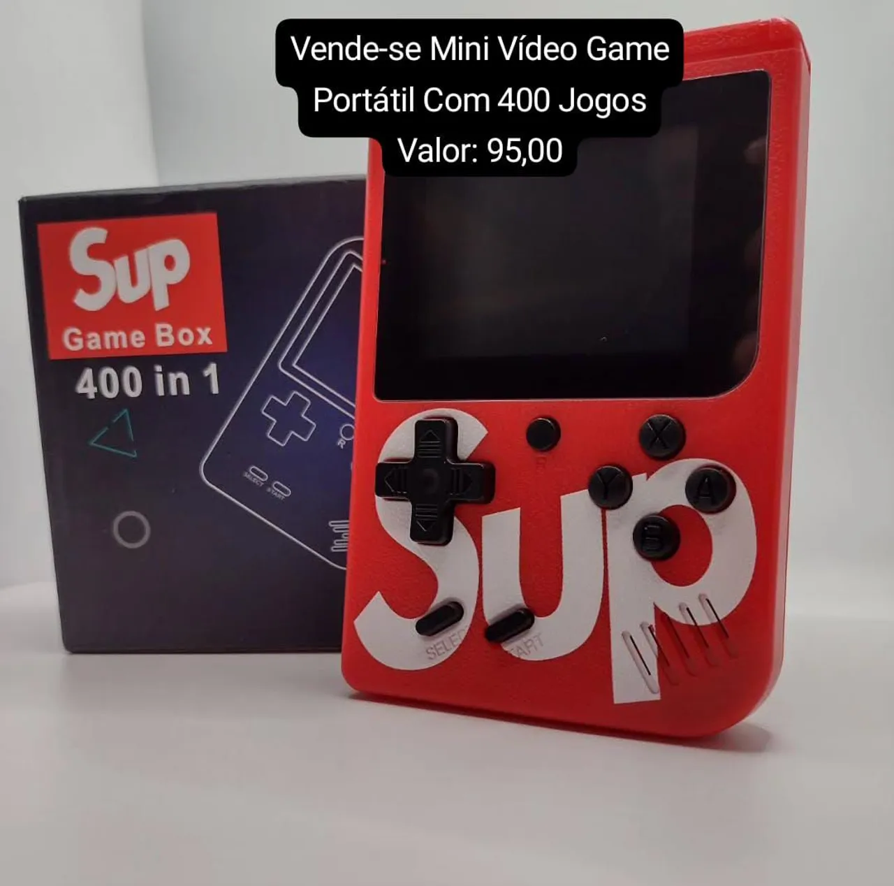 Mini Vídeo Game Portátil 400 Jogos - Sup