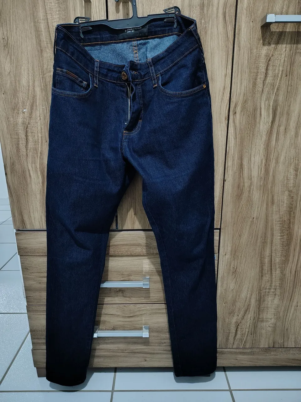Calça Jeans Masculina Azul marinho Fórum 36 skinny