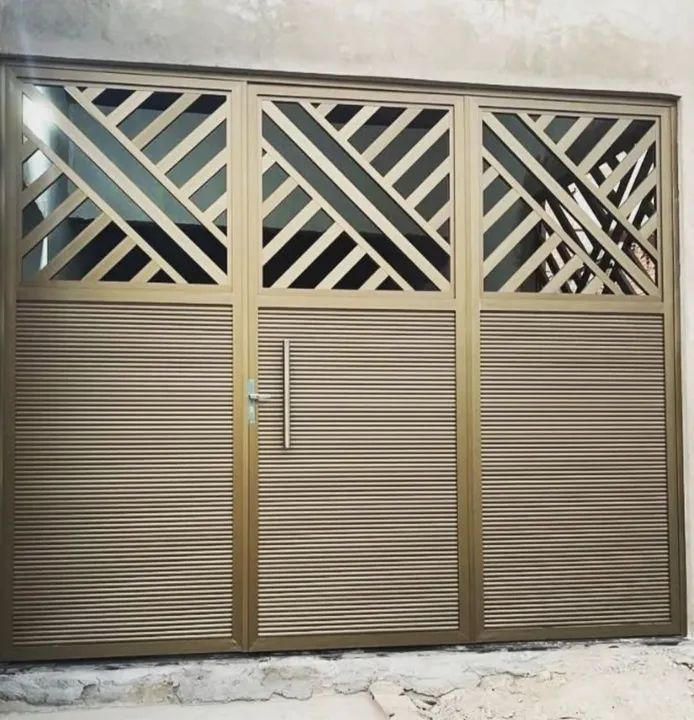 Portão de Alumínio com Design Moderno