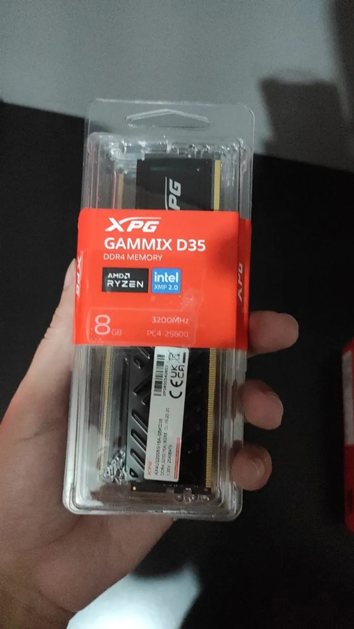 Memória DDR4 XPG GAMMIX D35, 8GB, 3200MHz (8x2=16gb)