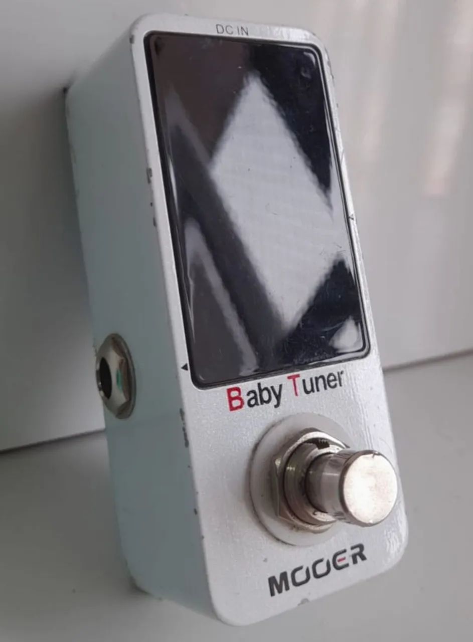 Pedal Mooer Baby Tuber Afinador cromático truebypass para guitarra baixo violão - Foto 5