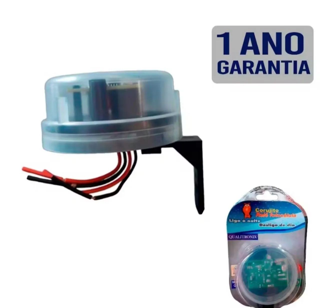 Relé Fotocélula + 3 refletor de Led - Foto 2