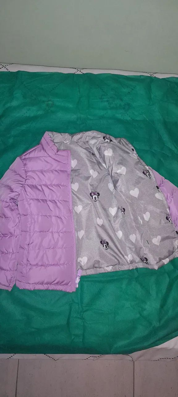 Casaco Acolchoado Dupla Face Minnie Mouse - Foto 2