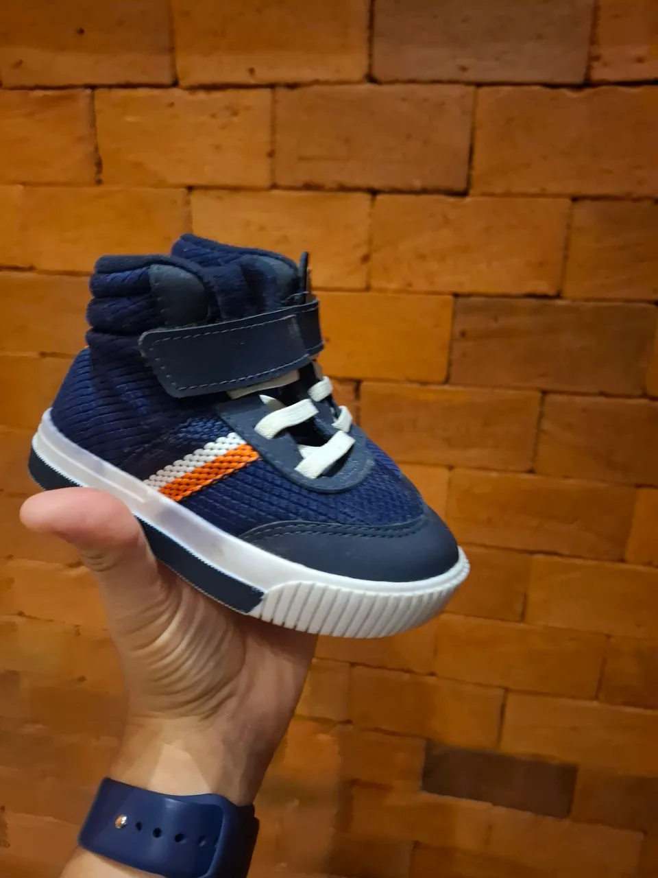 Tênis Infantil Azul Molekinho, tamanho 21