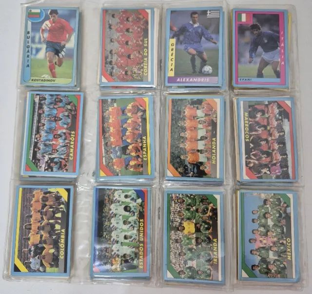 Lote Com 243 Cards Da Copa 1994 Multi Editora