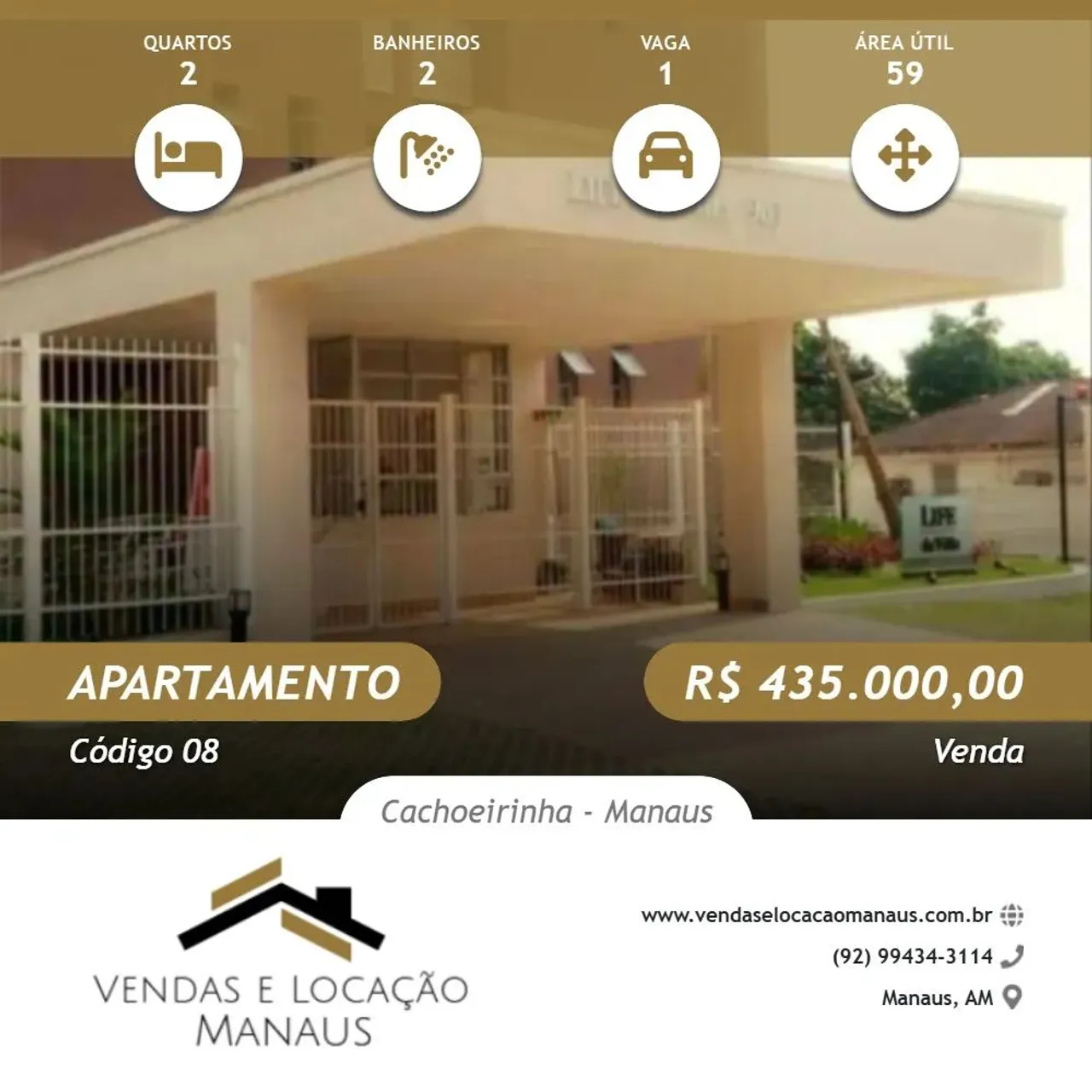 Venda Valor R$ 435.000 Life da Villa  Condomínio Residencial - Aceita Financiamento Bancár