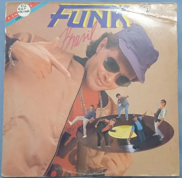 Disco de Vinil LP DJ Marlboro apresenta Funk Brasil 