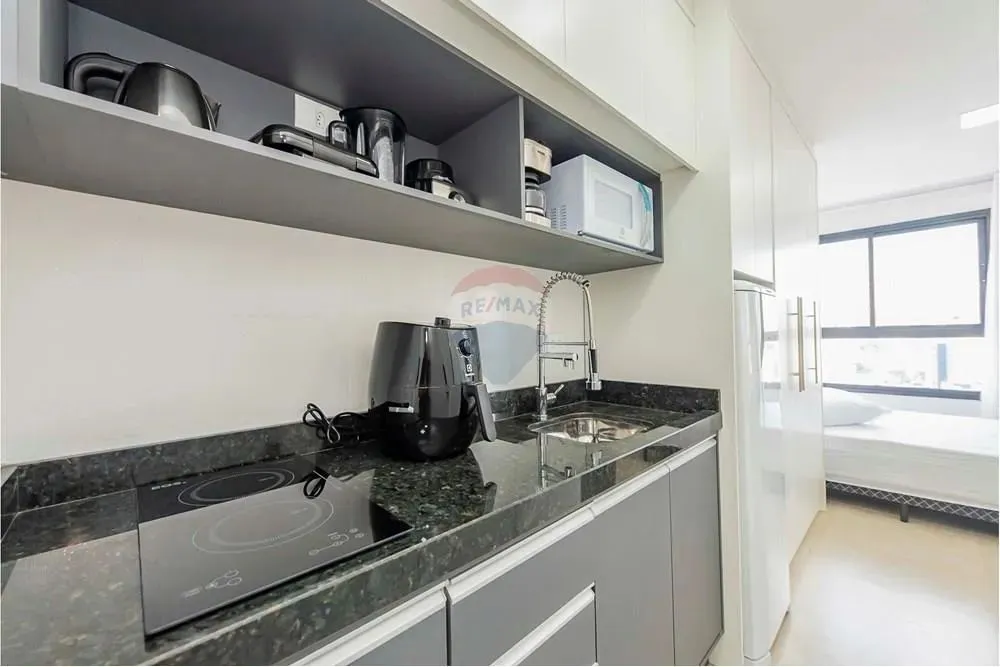 Studio para alugar, no Água Verde em Curitiba. Totalmente mobiliado