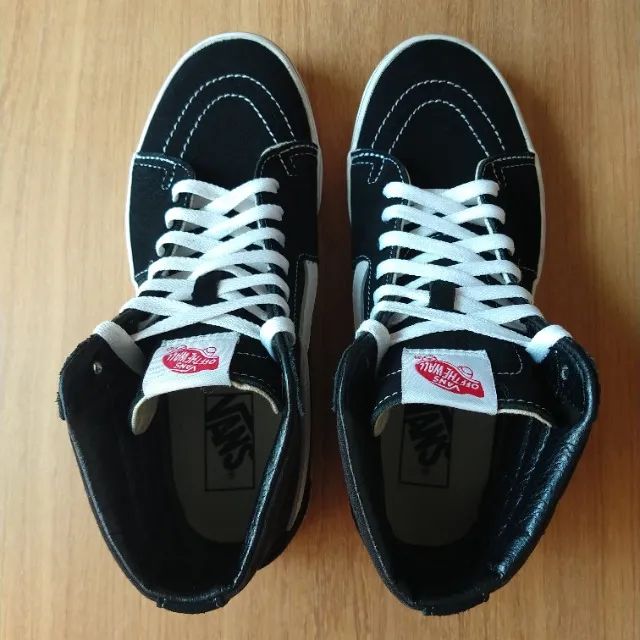 Tenis Vans Original cano alto preto  - Foto 4