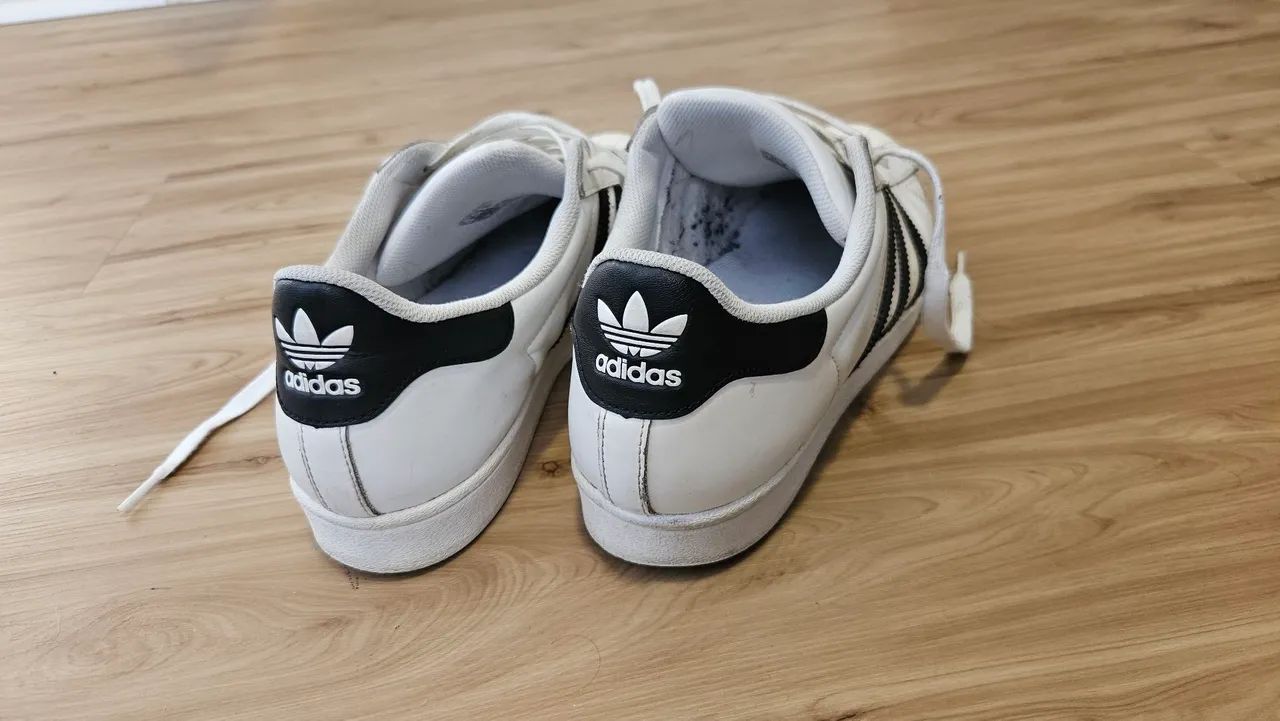 Adidas Originals Superstar Adidas Superstar White Black 41 Tênis