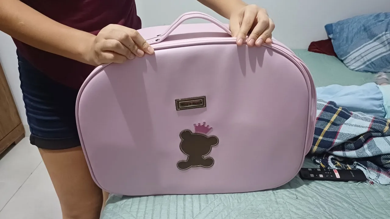 Mala maternidade Rosa - nina& Neco