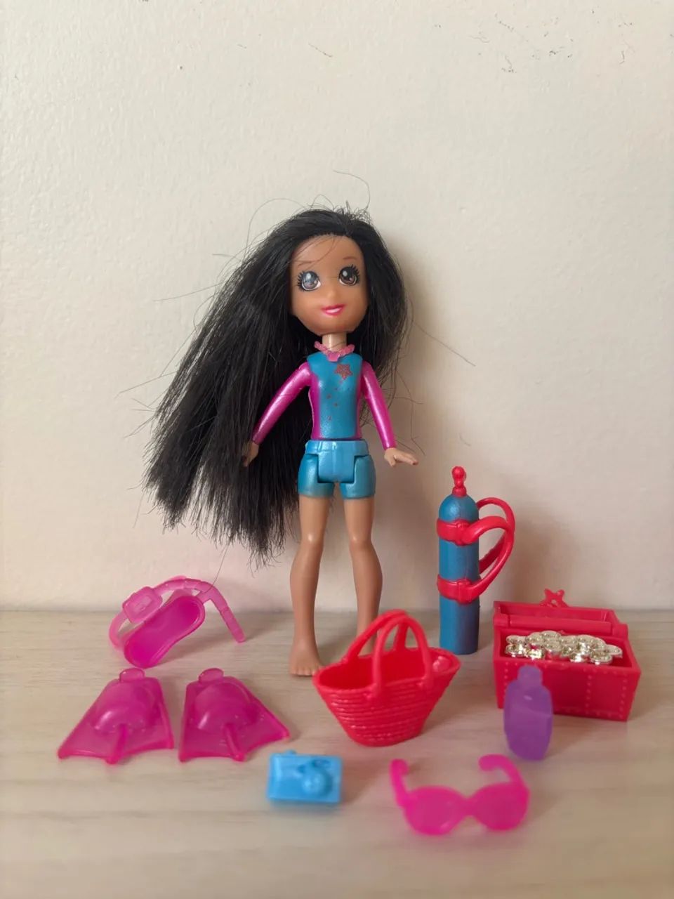 Boneca Polly - Brinquedos de Praia