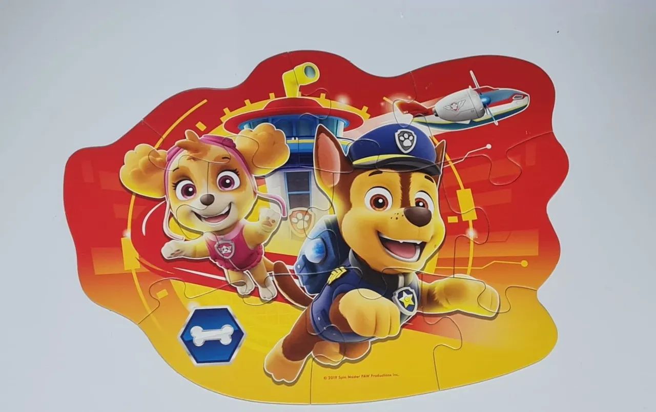 4 em 1: Quebra Cabeça Patrulha Canina - 4 Quebra Cabeças Grandes - Foto 2