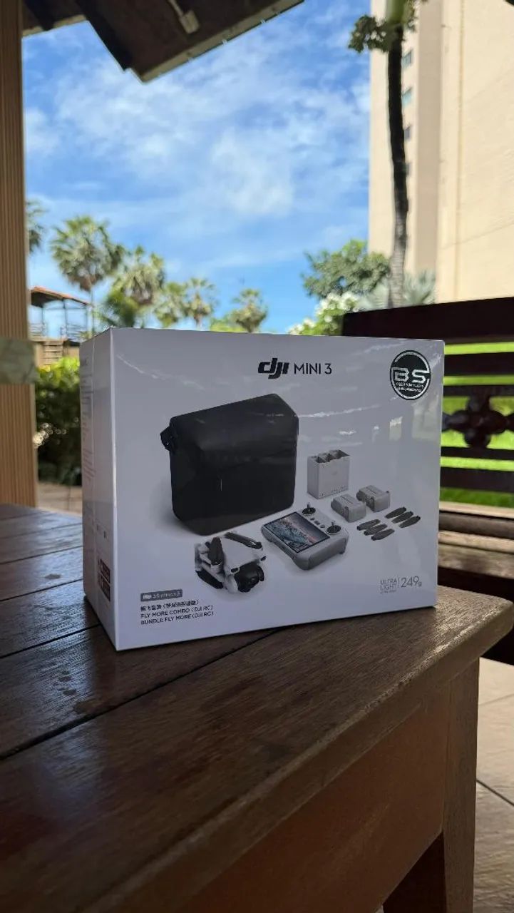 Drone DJI Mini 3 Fly More Combo com Nota Fiscal ?